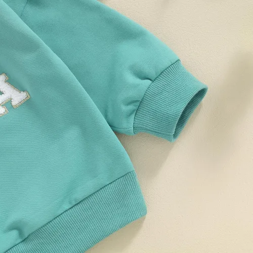 Vista 173 de Disfraz de Halloween para bebé, sudadera de calabaza con cuello redondo, suéter de manga larga, ropa de otoño
