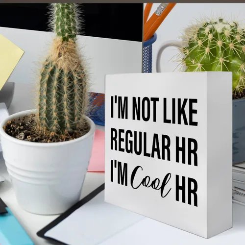 Vista 4 de Regalos de oficina de recursos humanos para mujeres y hombres, citas de humor de recursos humanos, compañeros de trabajo, jefe de oficina, regalos