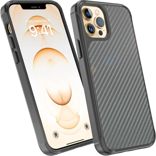 Vista 10 de REBEL Funda transparente para iPhone 12 Mini [Crystal Series Gen-2] sin amarillamiento, doble arañazos, protección a prueba de golpes, agarre