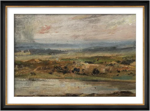 Vista 75 de MUDECOR Lienzo enmarcado prémium para pared, pinos nevados en bosque de invierno, ilustraciones modernas, arte contemporáneo, escénico, divertido