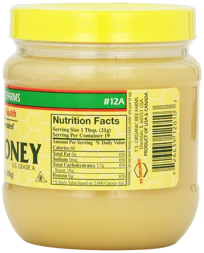 Vista 2 de Miel saludable (pura) YS Organic Bee Farms, 14 onzas