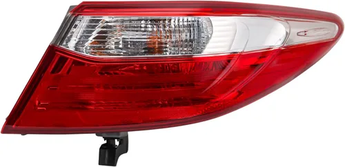 Vista 125 de Ensamble de luz trasera exterior TRQ para lado del conductor izquierdo trasero. Compatible con Toyota Corolla XLE 2020, 2021, 2022 y Toyota Corolla