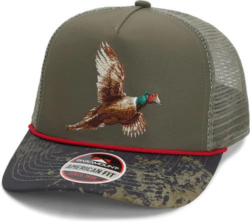 Vista 3 de Paramount Outdoors Sombreros de caza de aves de Upland para hombre, sombreros de camionero de faisán y codorniz