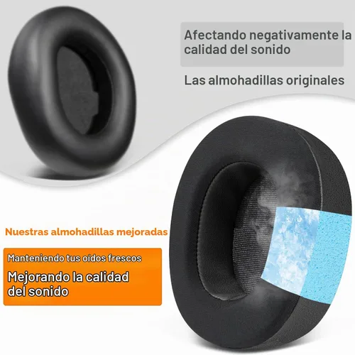 Vista 7 de SOULWIT Almohadillas de refrigeración para Arctis Nova Pro Wireless/Nova