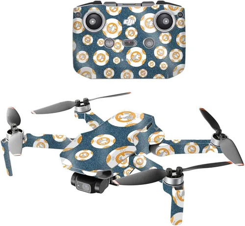Vista 12 de MightySkins Glitter brillante compatible con DJI Mini 2 Dron portátil – Ácido Acabado de purpurina protector, duradero de alto brillo Fácil