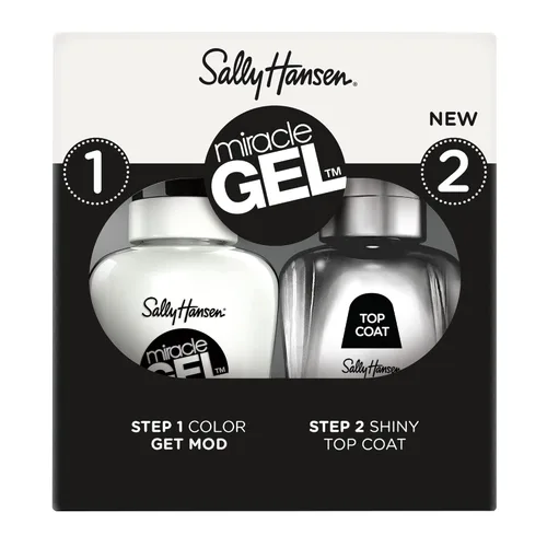 Vista 20 de Sally Hansen Miracle Gel™, capa superior brillante, de larga duración, fórmula tipo gel, sin necesidad de lámpara UV, esmalte de uñas transparente
