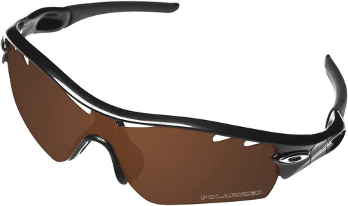 Vista 2 de BroLizard - Lente polarizada de repuesto para gafas de sol Oakley Radar Path ventiladas, marrn