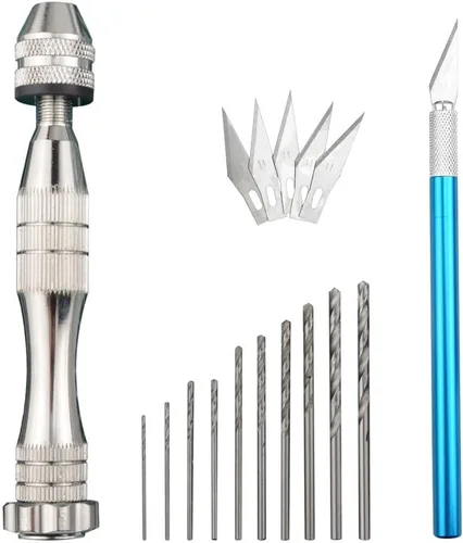Vista 3 de Kit de herramientas profesionales de 33 piezas, modelador, herramientas básicas, juego de manualidades, kit de herramientas de construcción