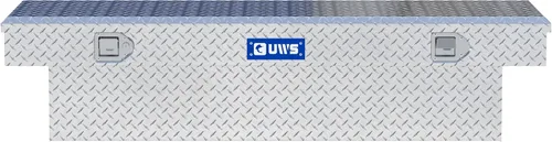 Vista 5 de UWS EC10261 Caja de herramientas de aluminio de pared pesada del camión de 63 pulgadas, tapa RigidCore