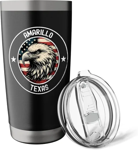 Vista 5 de Amarillo, Texas Stainless Steel Insulated Tumbler