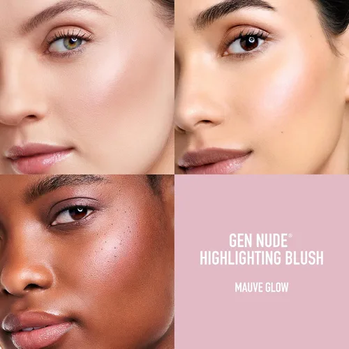 Vista 18 de bareMinerals Gen Nude - Rubor resaltador, color malva brillante, 0.14 oz