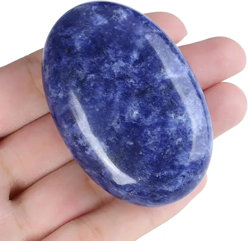 Vista 9 de ZHIYUXI Piedras preciosas de cristal de labradorita negra de 2.2 a 2.4 pulgadas, cristales curativos, piedras de preocupación para regalos