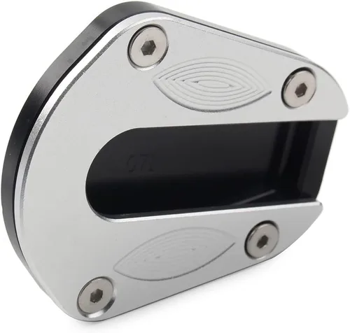 Vista 4 de FSFY Soporte Del Motor Pie Lateral Soporte Ampliador Placa Kickstand Pad para BENELLI TRK 502 Negro