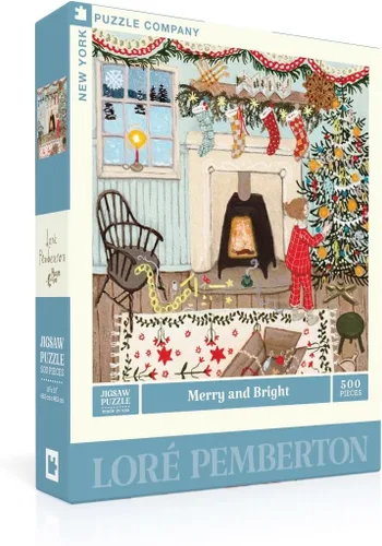 Vista 8 de New York Puzzle Company - Loré Pemberton At Brambly Hedge - Rompecabezas de 500 piezas para noches de juego familiares por Loré Pemberton