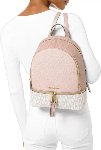 Vista 4 de Michael Kors Rhea - Mochila pequeña de cuero