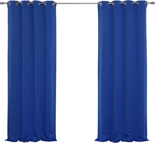 Vista 28 de Best Home Fashion Cortinas opacas aisladas térmicamente - Parte superior del ojal de bronce antiguo - 52" de ancho x 84" Largo - (Juego de 2 Paneles)