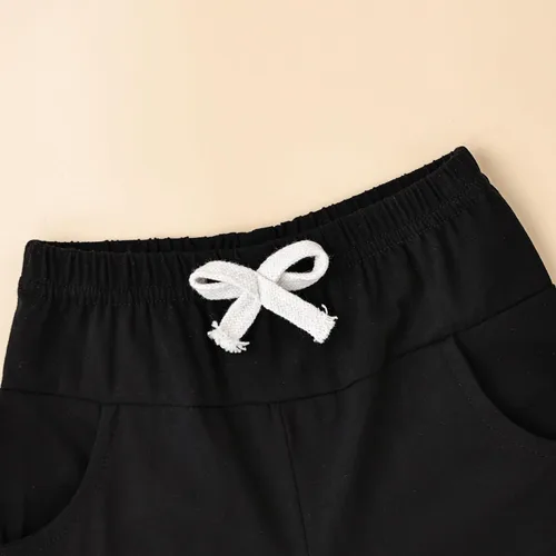 Vista 82 de Ropa para bebé niño pequeño, trajes de verano de manga corta, camiseta de retazos y pantalón con bolsillo, conjunto de 2 piezas, 12 meses a 4 años