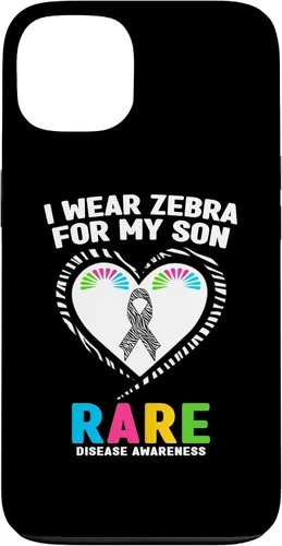 Vista 7 de I Wear Zebra for My Son Rare Disease Awareness Day 2026 Case for iPhone 17