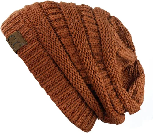 Vista 430 de C.C Trendy Warm Chunky Soft Stretch Cable Knit Beanie
