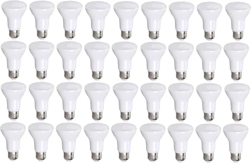 Vista 11 de Bioluz LED Paquete de 4 Bombillas LED BR20 Luz de Inundación Interior R20 Regulables Alto CRI 2700K Blanco Cálido, Equivalente a 50 Vatios Usa 7W
