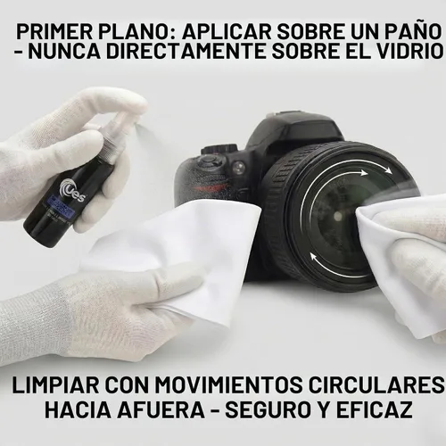 Vista 4 de UES Kit de limpieza de cámara APS-C profesional 21 en 1 con estuche