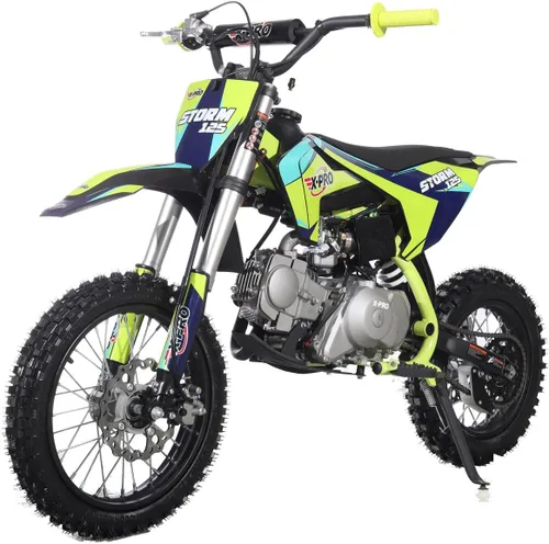 Vista 9 de X-PRO Storm - Bicicleta de cross de gasolina de 125 cc, transmisión automática, absorción de impactos delanteros invertidos, neumáticos de 14