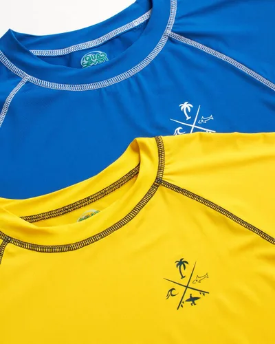 Vista 2 de Quad Seven Camiseta de manga corta para niño (talla 2T-18)