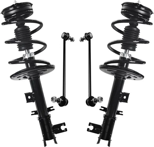 Vista 61 de Detroit Axle - Kit de 4 piezas RWD Puntales Delanteros Barras Estabilizadoras para Ford F-150 2021 2022 2023 2024, 2 Puntales con Resorte Helicoidal