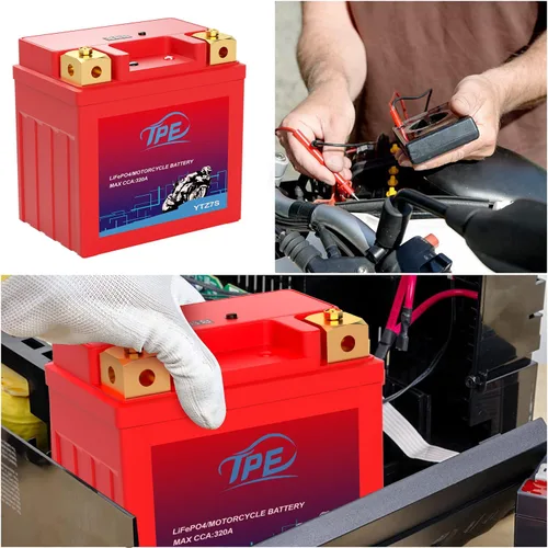 Vista 7 de TPE Batería de litio para motocicleta YTZ7S-BS 12V 4Ah 320CCA Batería para deportes de motor para ATV, moto de agua, scooter, PWC y más