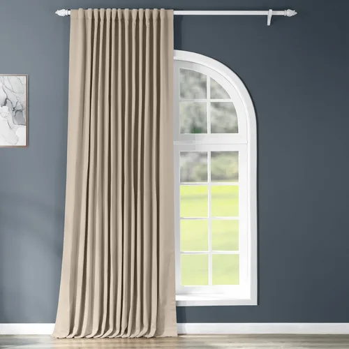 Vista 11 de HPD Half Price Drapes Cortinas extra anchas de oscurecimiento de habitación para dormitorio y sala de estar, 100 x 84 (1 panel), BOCH-120601-84-DW