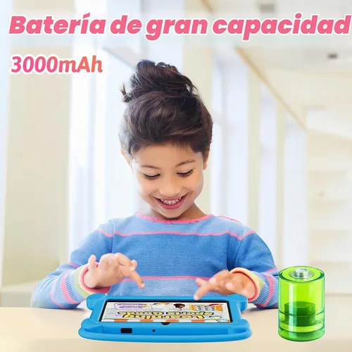 Vista 7 de Tablet para niños DIGITHINK de 7 pulgadas 3-9 con estuche protector, 4GB (2GB+2GB Expand) RAM 32GB ROM, tabletas para niños pequeños, dispositivo