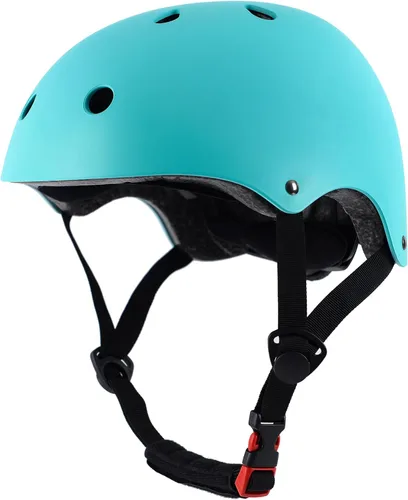 Vista 9 de Casco de bicicleta para niños pequeños, 2 tamaños ajustables, para niños y niñas, multideporte, ajustable, para scooter, bicicleta, monopatín