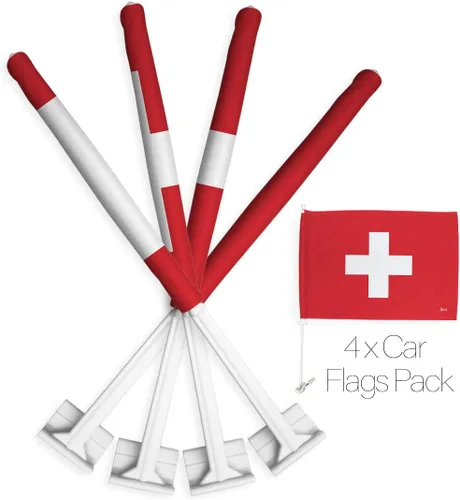 Vista 31 de Paquete de bandera de coche de la Copa del Mundo 2022 de Gales, bandera americana para carros, decoración de automóviles, pancarta pequeña