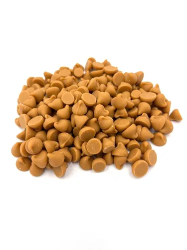 Vista 2 de Gotas de caramelo de mantequilla, tamaño a granel, chips para hornear (bolsa vertical resellable con cierre de cremallera de 1 libra)
