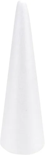 Vista 10 de GANAZONO 12 piezas de cono de espuma de Navidad para DIY de Navidad, cono de espuma de polietileno para colgar pendientes de árbol de Navidad
