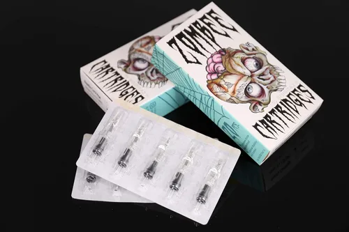 Vista 6 de ZOMBEE - Cartucho de silicona desechable para agujas de tatuaje, 20 unidades (1003RL)