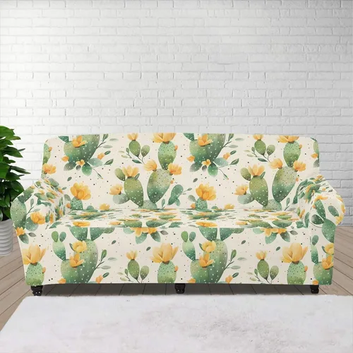 Vista 132 de ZOUTAIRONG Fundas elásticas para sofá con estampado de ramas de camuflaje 3D para sofá, funda para muebles de un solo cojín, decoración del hogar u