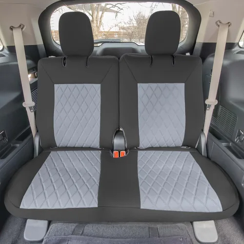 Vista 5 de FH Group Fundas de asiento de automóvil de ajuste personalizado hechas específicamente para la base Ford Explorer 2020-2024, fundas de asiento