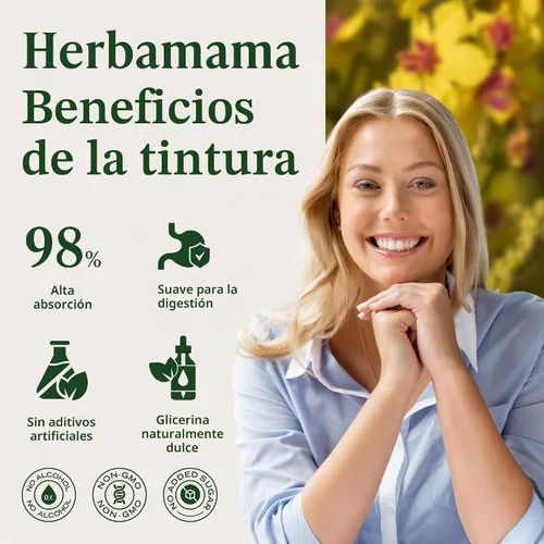 Vista 5 de HERBAMAMA Gotas de limpieza pulmonar con hoja de gordolobo - Gotas de gordolobo para pulmones