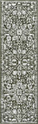 Vista 93 de Well Woven - Alfombra tejida estilo vintage con diseño de medallón, 68 x 120 cm