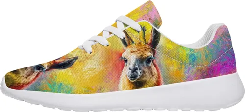 Vista 4 de vogiant Tenis deportivos de moda para hombre y mujer, zapatos deportivos para correr, informales, transpirables, tenis para caminar, regalos