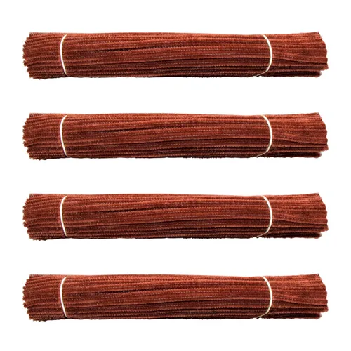 Vista 14 de 400 limpiapipas de felpilla blanca para decoración de manualidades (0.236 in x 12 pulgadas)