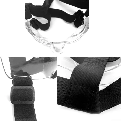 Vista 6 de Adjustable Sports Nose Guard for Men Women Black half face