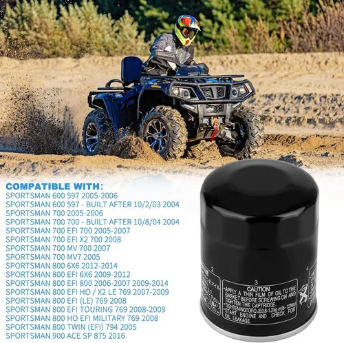 Vista 9 de 2540086 Filtro de aceite para Polaris Ranger 1000 900 800 700 570 Ranger XP 1000 900 RZR 800 900 General 1000 Victory Xpedition