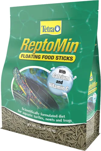 Vista 20 de Tetra ReptoMin Palitos de Comida Flotantes, Alimento para Tortugas Acuáticas, Tritones y Ranas, 1.94 oz