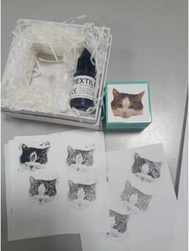 Vista 8 de Sello personalizado, sellos autoentintados personalizados para fotos de mascotas, sellos de goma personalizados, sello cuadrado, múltiples opciones