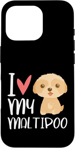 Vista 20 de iPhone 16 Maltipoo Dog Lover Hybrid Multipoo Breeder Heart Fur Parent Case