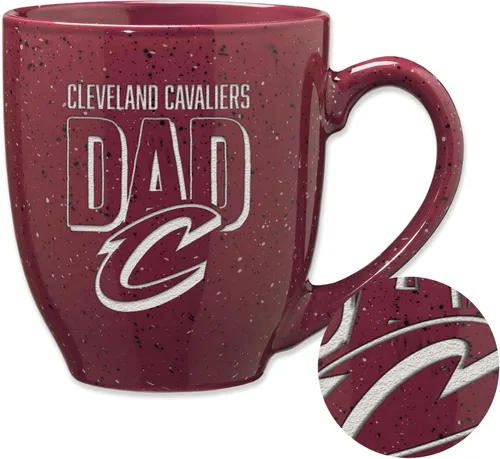 Vista 61 de Rico Industries NBA 16 oz Team Color Laser Engraved Speckled Ceramic Coffee Mug 3-Color del