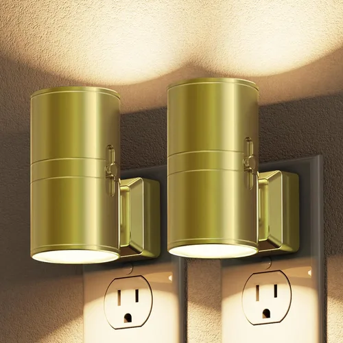 Vista 14 de L LOHAS LED - Luz nocturna LED, luces nocturnas regulables enchufables en la pared, paquete de 2, luz nocturna de 3CCT para niños, giratoria 180°