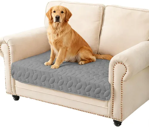 Vista 9 de Ameritex Funda impermeable para cama de mascotas, manta antideslizante para cama de perro, para sofá y muebles, impermeable, nuevo diseño